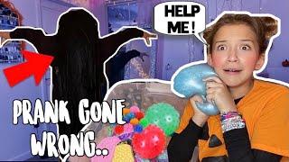 GHOST PRANK SCARE ON KALLI GONE TERRIBLY WRONG..