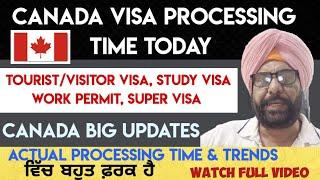 Canada Visa Process Time Today। Study Visa। Tourist Visa। Work Permit। Trends।