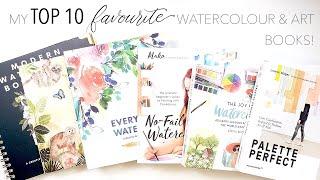 My Top 10 Favourite Watercolour & Art Books!