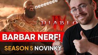 Konečně vynahrazují počet zbraní barbara a nerfují ho! A sorcky buffují! Diablo IV #diablo4