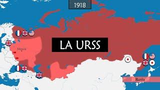 La URSS - Historia y resumen con mapa