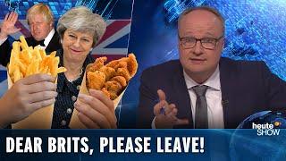 Brexit: Dear Brits, please LEAVE ALREADY! German political comedy "heute show" (English subtitles)
