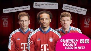 Mit dem FC Bayern gemeinsam #GegenHassimNetz