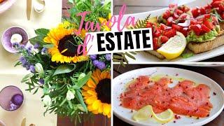 MAKEOVER DEL GIARDINO E TAVOLA ESTIVA + 3 IDEE HEALTHY