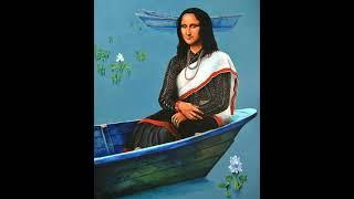 Mona Lisa in my boat #shorts #youtubeshorts #shortsvideo #viral #viralvideo #viralshorts #art #paint