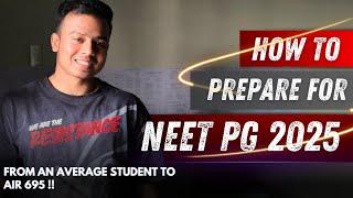 Neet PG 2025 preparation strategy that actually works || Dr strong