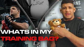 UFC Fighter Gilbert Burns Shows What's In His Training Bag