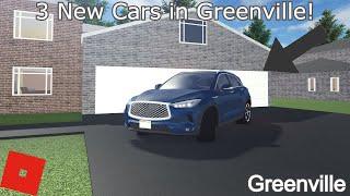 3 New Cars in Greenville! | Roblox Greenville Beta