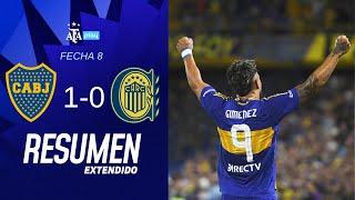 Boca Juniors 1 vs Rosario Central 0 | #TorneoApertura2025 | Resumen Extendido | Fecha 8