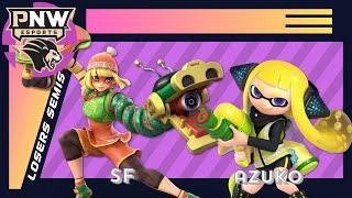 Springlock Fursuit (Min-Min) vs Azuko (Inkling) - Ultimate Uproar 7 - Losers Semi Finals