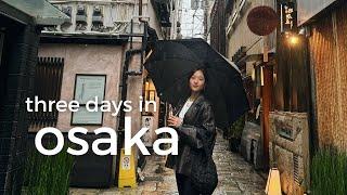 three days in osaka  private onsen, vintage shopping, ichiran ramen, conbini breakfast