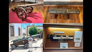 Bronze and iron cannons from the Museo Histórico Militar de Canarias, Tenerife, Canary Islands