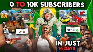 How to Grow GTA Channel from 0 to 10k in just 14 days !