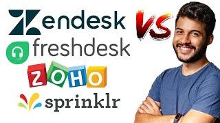 The Best Helpdesk Software - Zendesk vs Gladly vs Freshdesk vs Zoho Desk vs Sprinklr