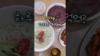 60kg로 돌아가지 않기 위한 하루