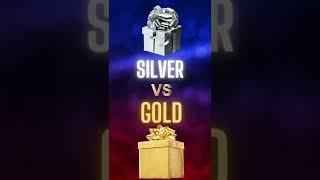 SILVER VS GOLD Choose your gift #chooseyourgift #silvergift #goldvssilver #shorts