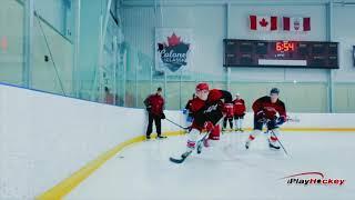 iPlayHockey's Drills - Wall Cycle + Net Drive