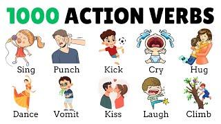 1000 Action Verbs | Common Action Verbs in English | Part 1 | English Vocabulary with Picture |