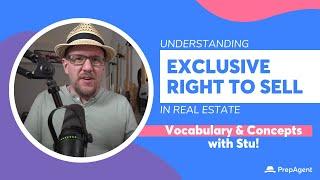 Exclusive Right to Sell Listing Agreement | Real Estate Concepts with Stu