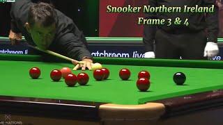 Ronnie O’Sullivan Vs Judd Trump ( frame 3 & 4). Snooker NorthernIreland.