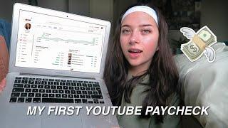 my first youtube paycheck | with 1,000 subscribers