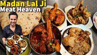 Madan Lal Ji Ka LAL MAAS KE SAATH चूल्हे की रोटी with MUTTON STEW, Chicken Korma & Chicken Stew