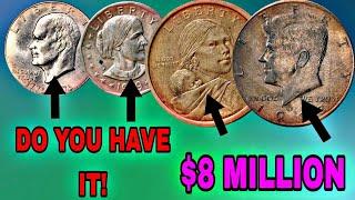 Most Valuable Sacagawea, Anthony, Eisenhower Dollar & Kennedy Half Coins Worth Millionaire Dollars