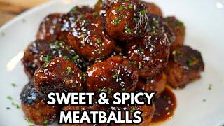 How To Make AMAZING Sweet & Spicy Meatballs