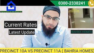 Current Rates Of Villas (Precinct 10A & Precinct 11A)| Comparison |Property Updates By Talha Shahzad