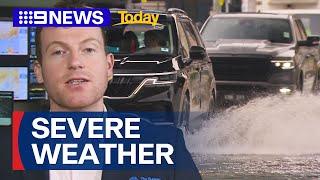 Homes, businesses without power as thunderstorms batter Victoria | 9 News Australia