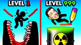 LEVEL 1 vs LEVEL 999 STICKMAN SAVE