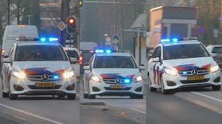 PRIO 1 3x Noodhulp Politie Eindhoven met spoed over de Aalsterweg in Eindhoven naar een Noodsituatie