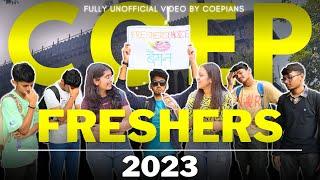 COEP Freshers video 2023|  No restrictions | College roasted  #coep #cet #college