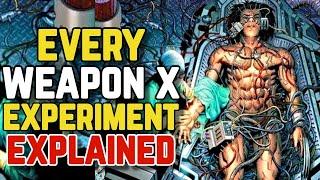 Every (27) Terrifying Super Powered Weapon X's Experiments – Backstories Explored