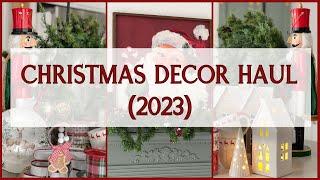 *NEW* CHRISTMAS DECOR HAUL 2023 || CHRISTMAS DECORATING IDEAS || BUDGET-FRIENDLY CHRISTMAS DECOR