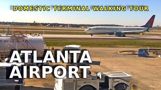 ATLANTA AIRPORT | WALKING TOUR OF HARTSFIELD-JACKSON ATLANTA INTERNATIONAL AIRPORT (ATL) 4k 60FPS