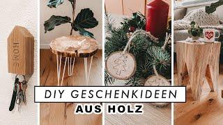 4 DIY Geschenkideen aus Holz - Tisch, Hocker & Schlüsselbrett selber bauen | EASY ALEX