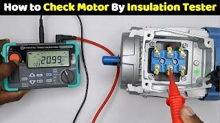 Learn Practically How to Check Motor with Insulation Tester @TheElectricalGuy