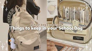   School bag essentials  Things to keep in your school bag 