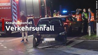 Kreuzungscrash bei Enns fordert zwei Leichtverletzte