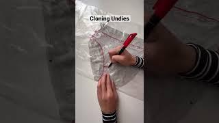 Cloning Underwear: make a #sewingpattern from your fave undies #diy #sewing #handmade #sewinghacks