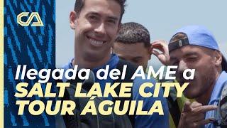 Llegada del Club América a Salt Lake City, E.E.U.U. | Tour Águila