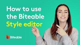 How to use the Biteable Style editor