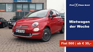 Unser Mietwagen der Woche: ein Fiat 500