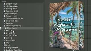 [FREE] SUMMER PLUGG DRUM KIT | DARK PLUGG DRUM KIT | PLUGGNB DRUM KIT | PLUGG DRUM KIT @rin9e