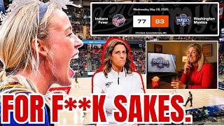 Fever LOSE TO Mystics! Stephanie White gives Fans Christie Sides PTSD! Kelsey Mitchell STRUGGLES!