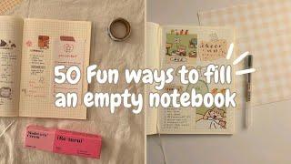 Empty notebook ideas