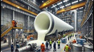 Gigantic PVC Pipe Making Process In A Mega Factory #PVC #ManufacturingProcess