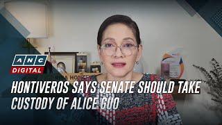 Hontiveros says Senate should take custody of Alice Guo | ANC