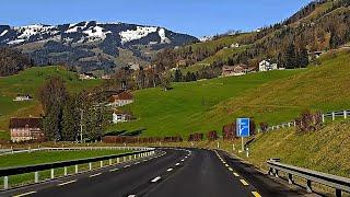  driving switzerland ️ Kanton Schwyz 4K HDR 